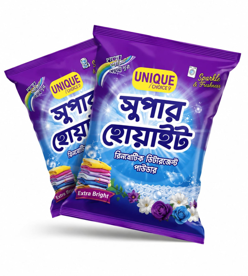 ইউনিক সুপার হোয়াইট ডিটারজেন্ট ৫০০ গ্রাম